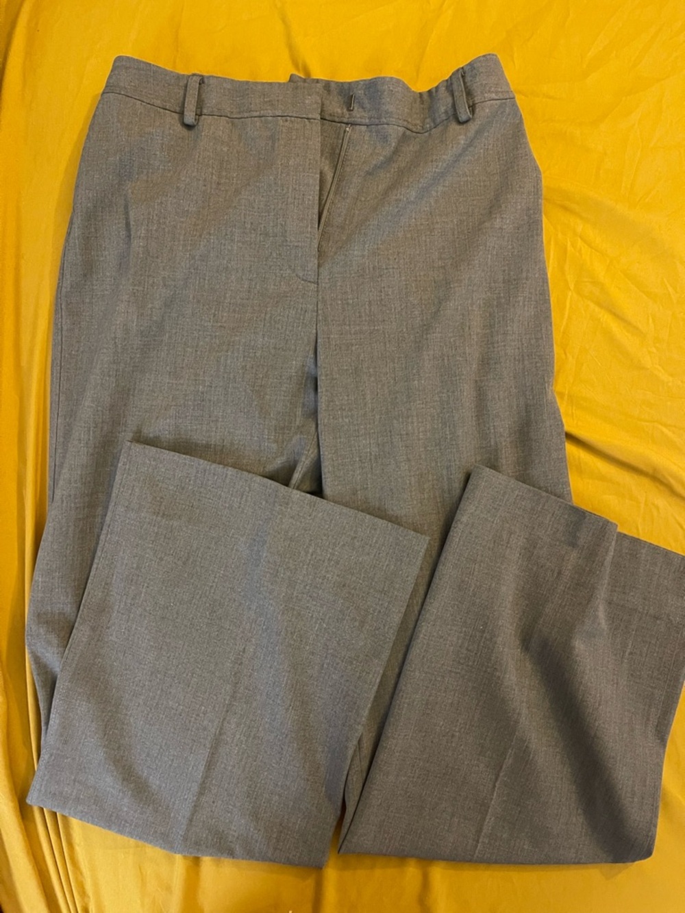 Ann Taylor Gray Stretch Dress Pants